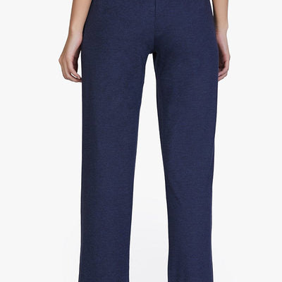 Cotton Blend Full Length Pyjama Bottom - Navy