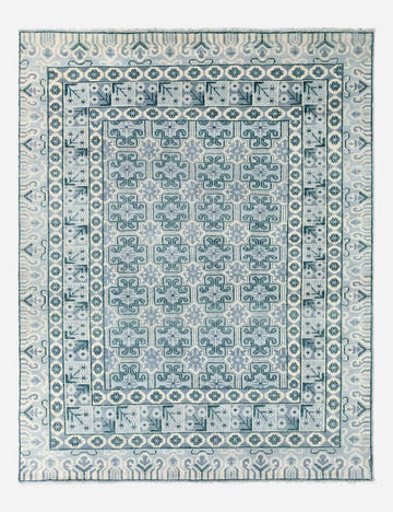 Blue and White