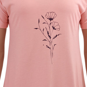 Cotton Blend Sleep Dress - Bridal Rose