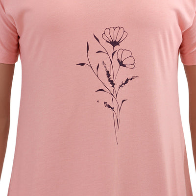 Cotton Blend Sleep Dress - Bridal Rose