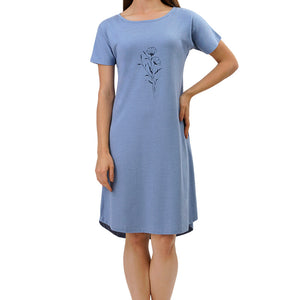 Cotton Blend Sleep Dress - Tempest