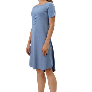 Cotton Blend Sleep Dress - Tempest