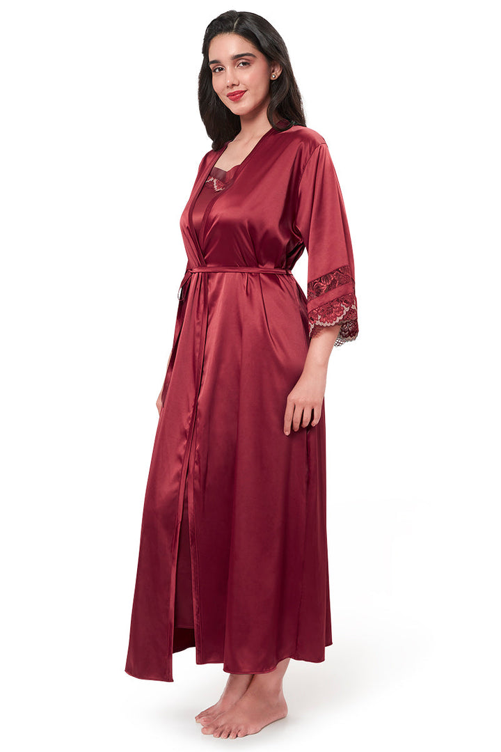 Eternal Bliss Robe - Red Berry