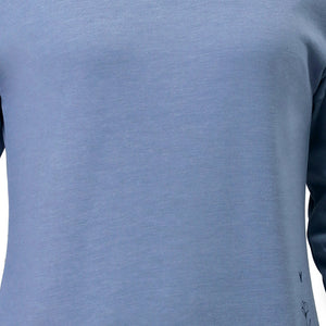 Cotton Blend Long Sleeves Sleep T-shirt - Tempest