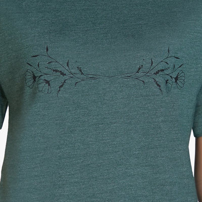 Cotton Blend Sleep T-shirt - Olive