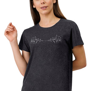 Cotton Blend Sleep T-shirt - Charcoal