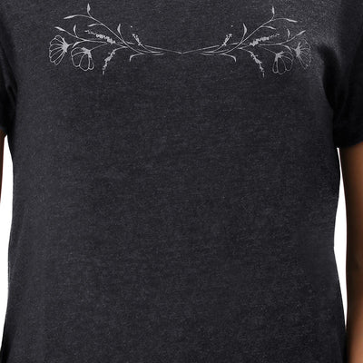 Cotton Blend Sleep T-shirt - Charcoal