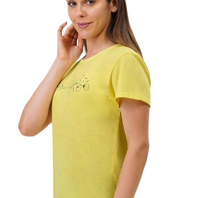 Cotton Blend Sleep T-shirt - Limelight