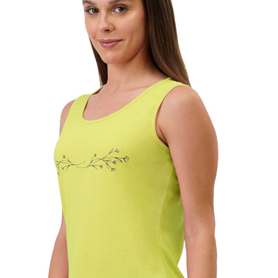 Cotton Blend Sleep Tank - Lime Light