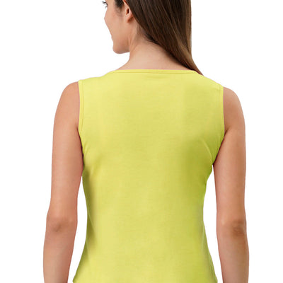 Cotton Blend Sleep Tank - Lime Light
