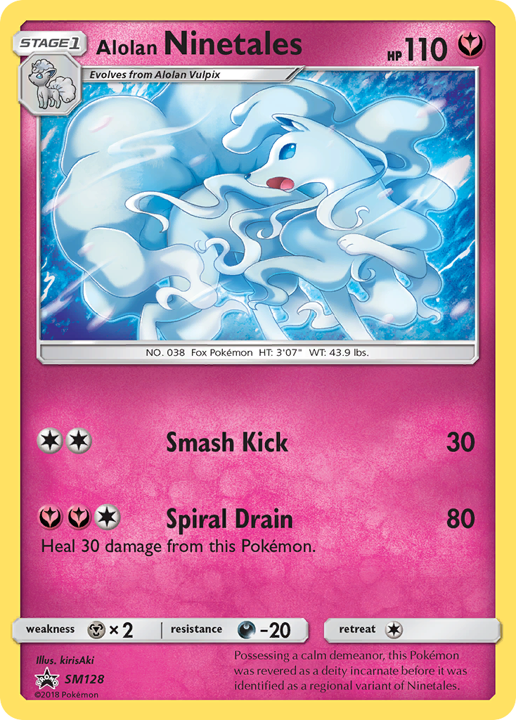Alolan Ninetales - SM128 - Promo