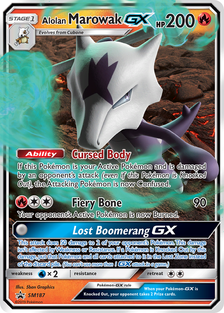 Alolan Marowak-GX - SM187 - Promo