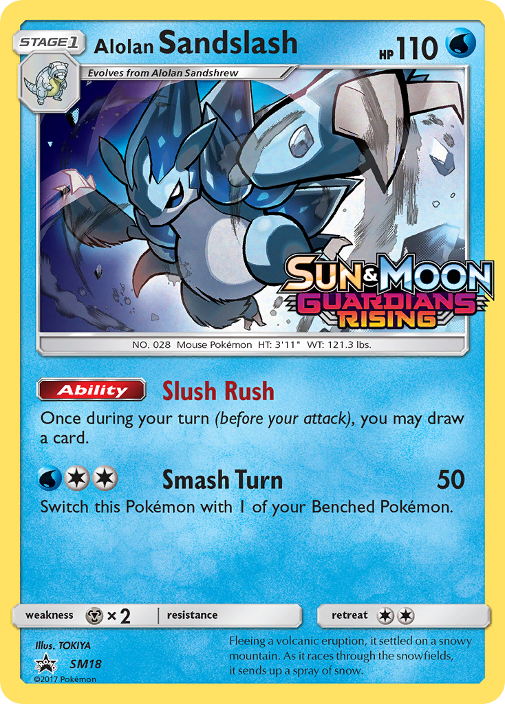 Alolan Sandslash - SM18 - Promo