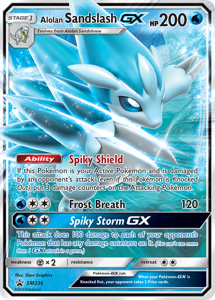 Alolan Sandslash-GX - SM236 - Promo