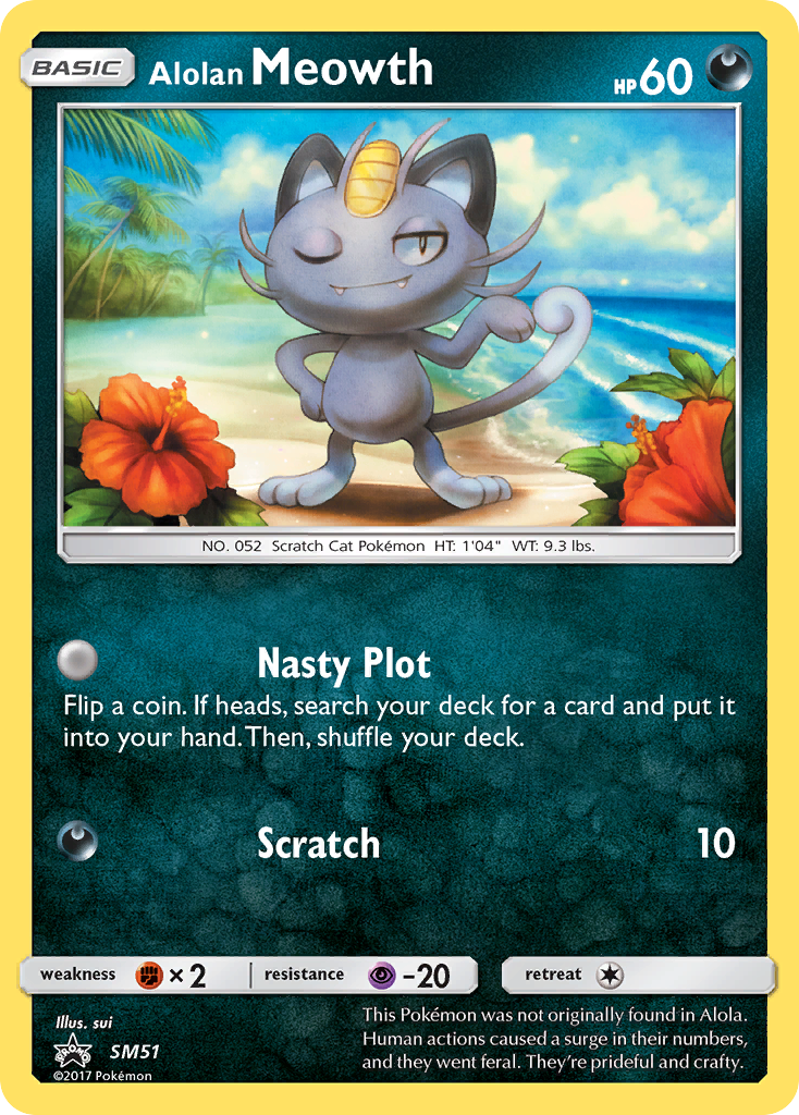 Alolan Meowth - SM51 - Promo