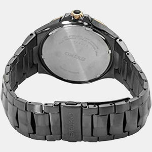 Coutura Men Solar Black Dial Analog Stainless Steel Watch SNE506P9