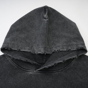 VINTAGE WASH COLLEGE LOGO HOODIE