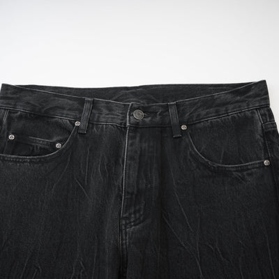 Studs Cross Denim Jeans