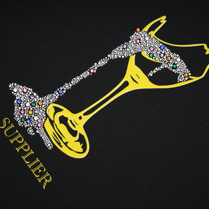 RHINESTONE GLASS TEE