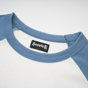 CROSS COLLEGE LOGO RAGLAN TEE