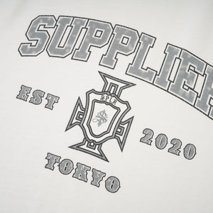 CROSS COLLEGE LOGO RAGLAN TEE