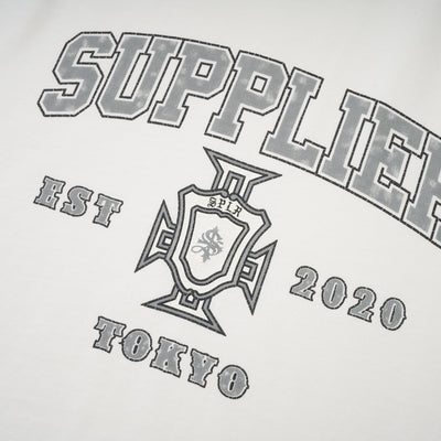 CROSS COLLEGE LOGO RAGLAN TEE