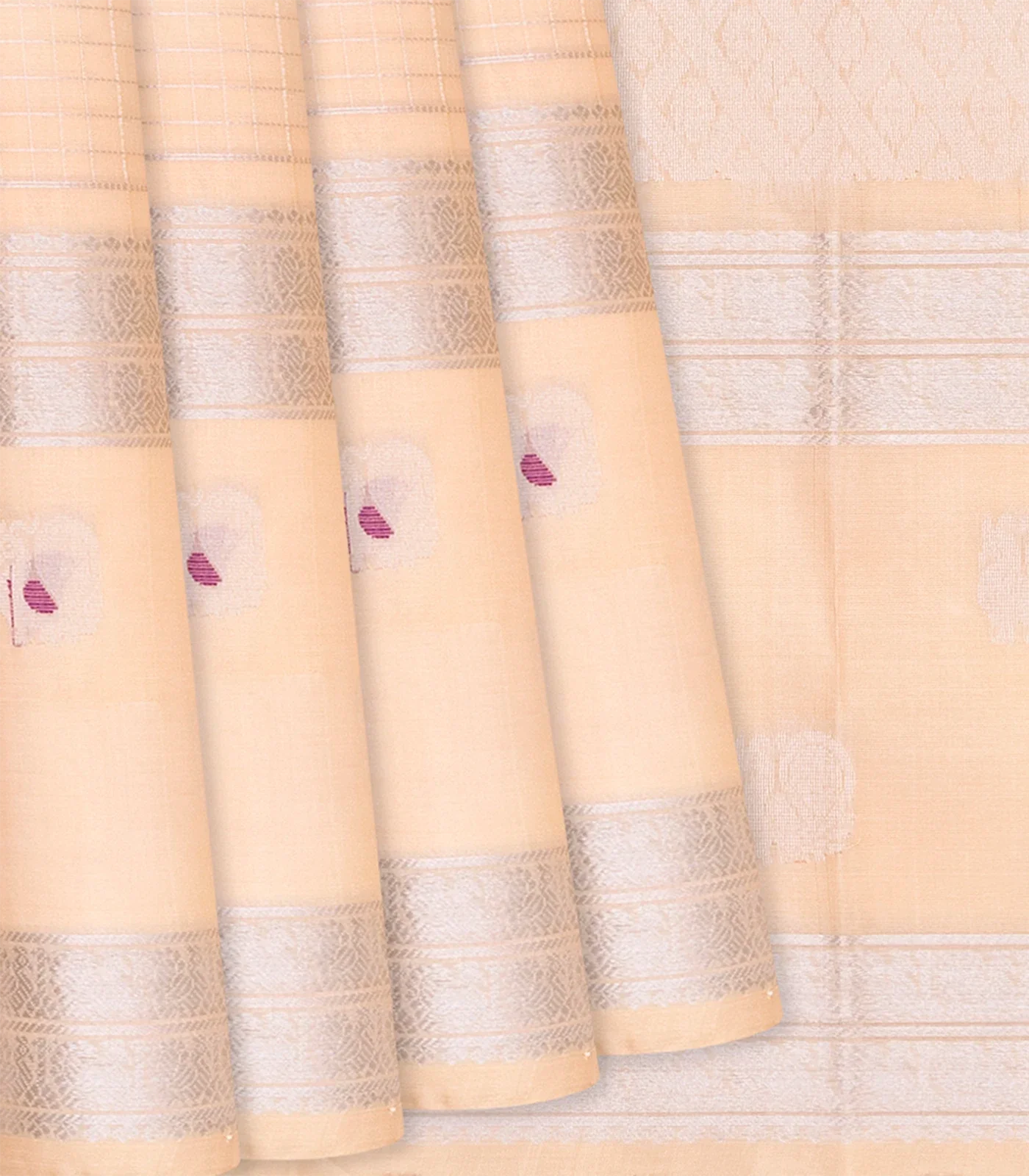 Taupe Handloom Chirala Soft Silk Saree With Annam Motifs-Taupe