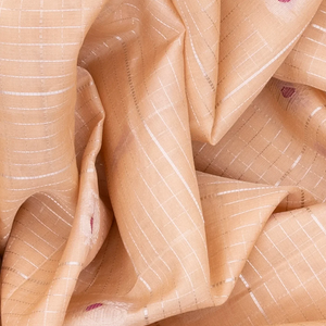 Taupe Handloom Chirala Soft Silk Saree With Annam Motifs-Taupe