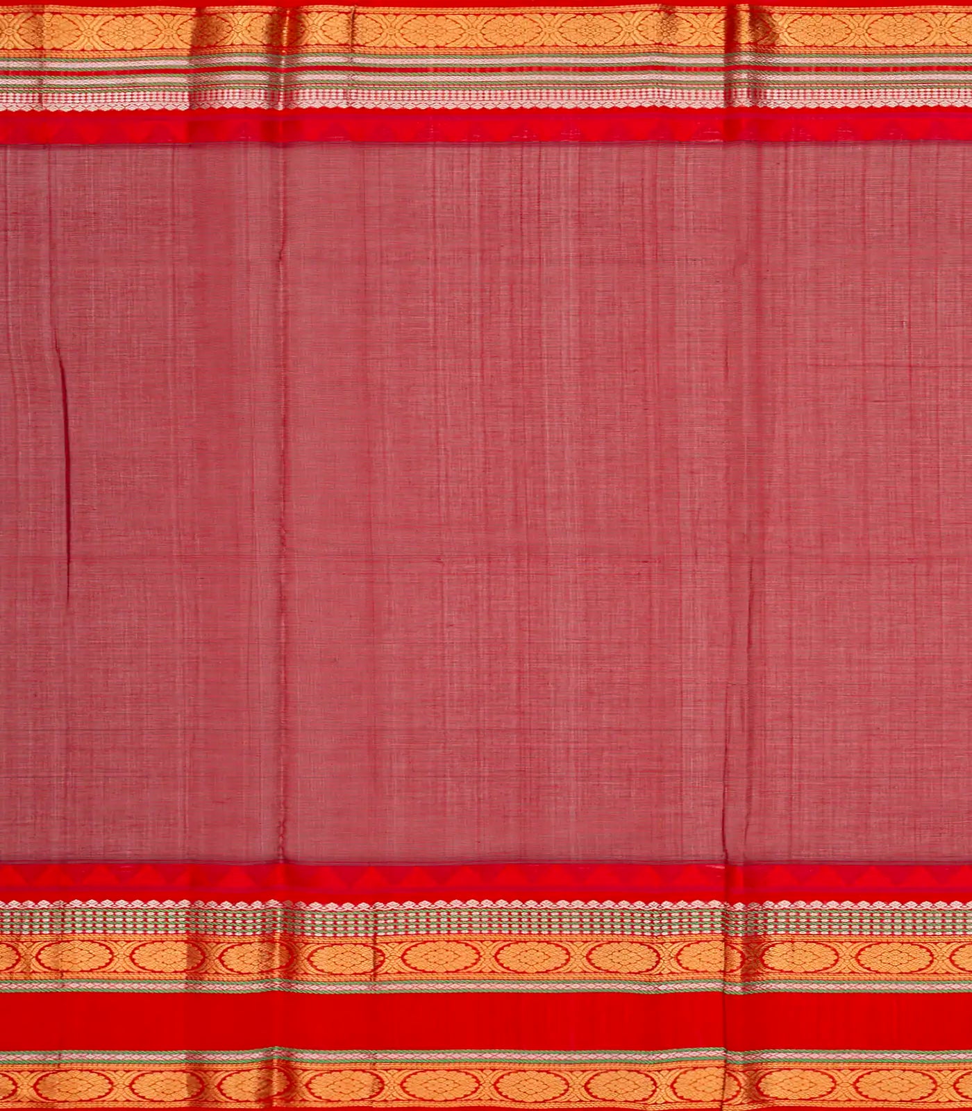 Black Handloom Chirala Soft Silk Saree With Red Border-Black