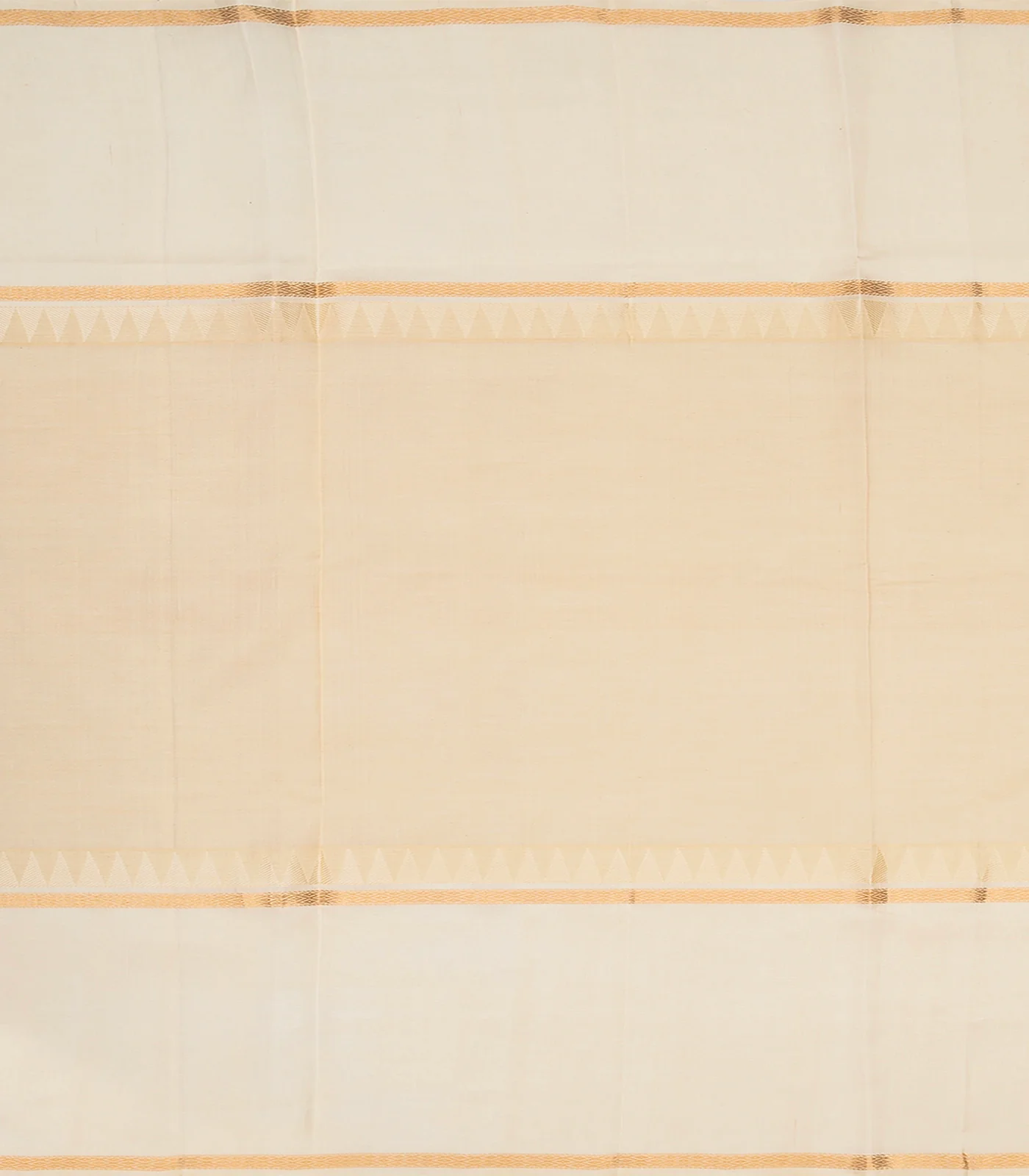 Light Peach Handloom Chirala Soft Silk Saree With Zari Checks-Light Peach