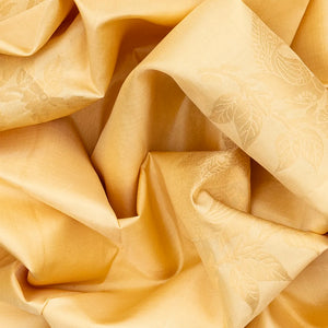 Sandal Handloom Soft Silk Saree With Peacock Motif Buttas-Sandal