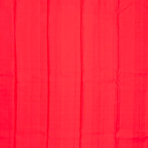 Red Handloom Partly Soft Silk Saree With Buttas-Red