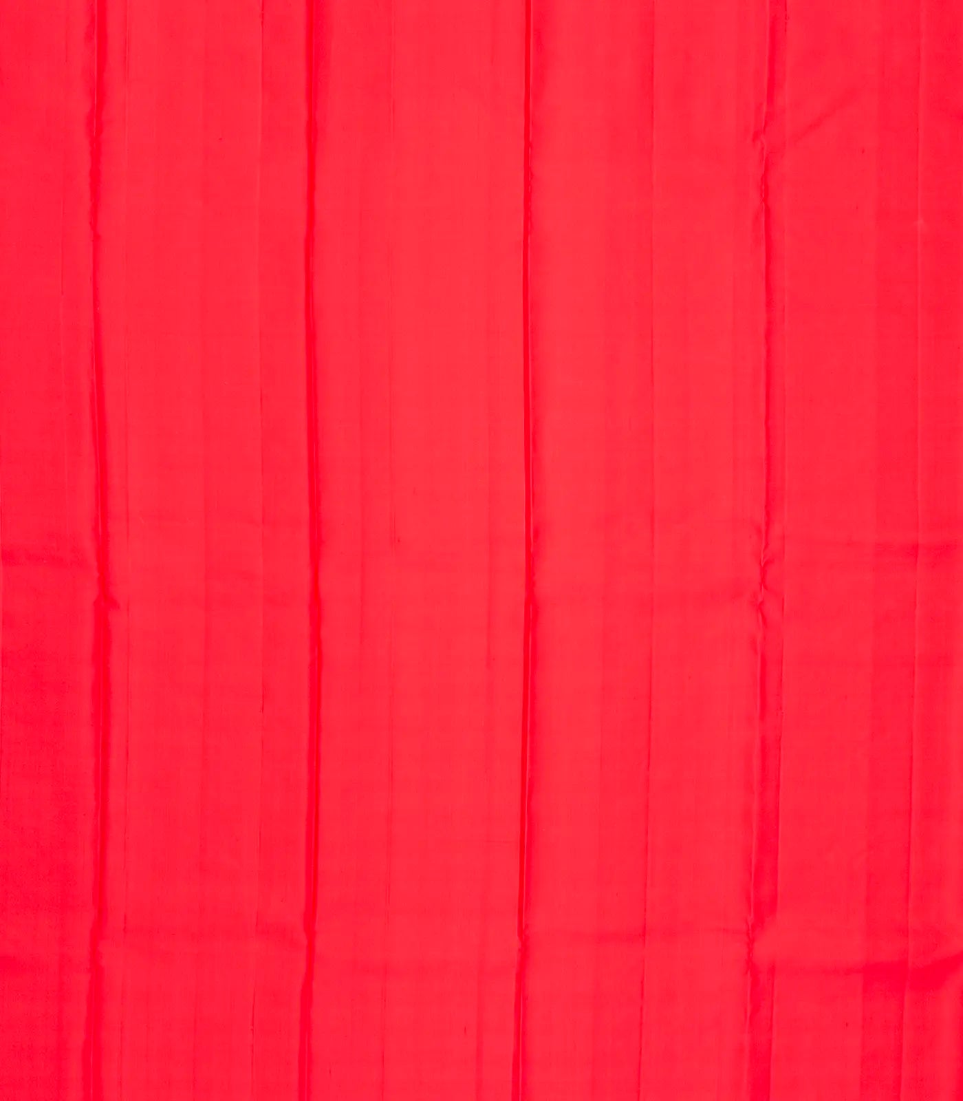 Red Handloom Partly Soft Silk Saree With Buttas-Red