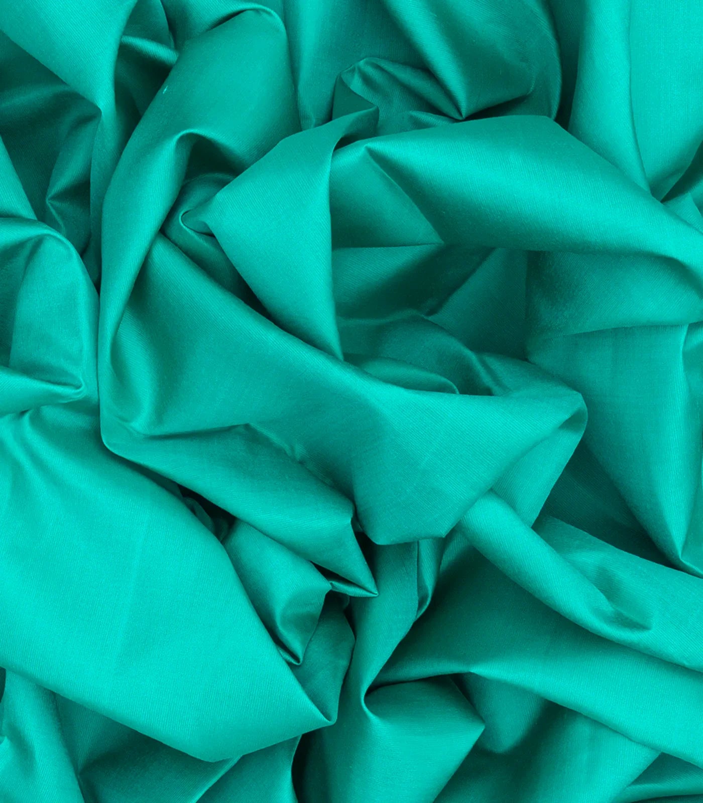Aquamarine Handloom Soft Silk Saree With Contrast Pallu-Aquamarine
