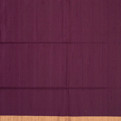 Magenta Handloom Soft Silk Saree With Square Motifs-Magenta