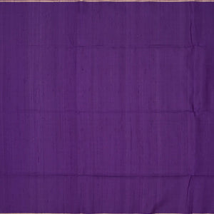 Purple Handloom Soft Silk Saree With Square Buttas-Purple