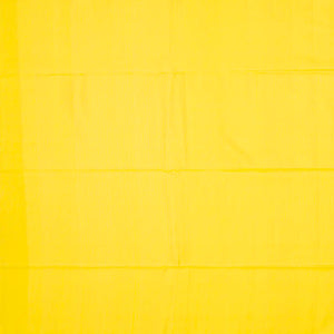 Yellow Handloom Soft Silk Saree With Dotted Stripes-Yellow