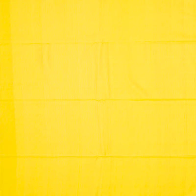 Yellow Handloom Soft Silk Saree With Dotted Stripes-Yellow