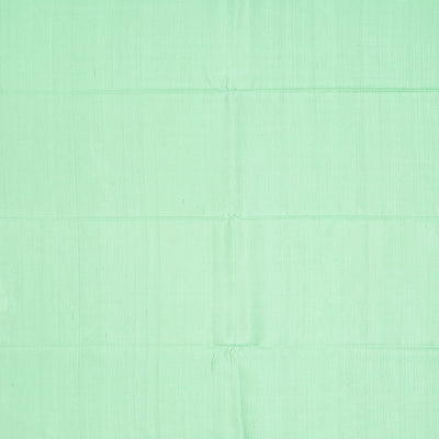 Aquamarine Handloom Soft Silk Saree With Dotted Stripes-Aquamarine