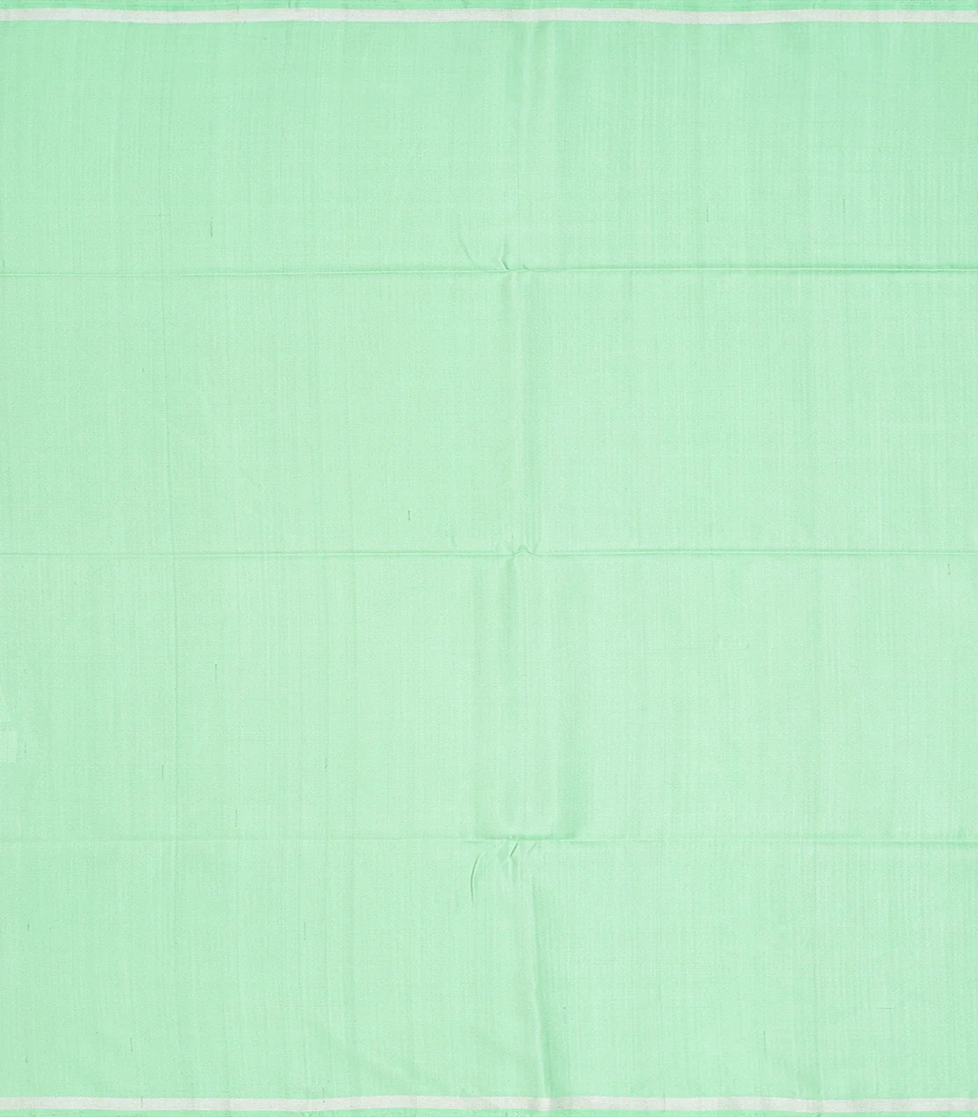 Aquamarine Handloom Soft Silk Saree With Dotted Stripes-Aquamarine
