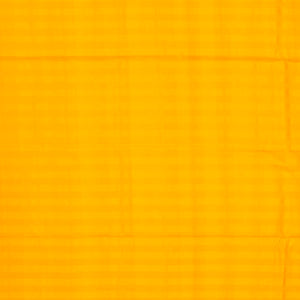 Yellow Handloom Soft Silk Saree With Buttas & Checks-Yellow