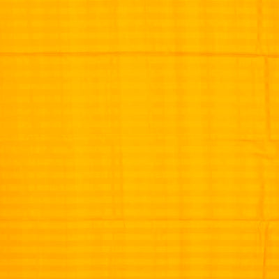 Yellow Handloom Soft Silk Saree With Buttas & Checks-Yellow