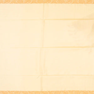 Cream Handloom Soft Silk Saree With Floral Motifs-Cream