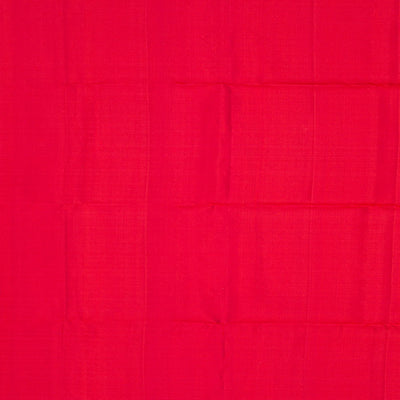 Yellow Handloom Soft Silk Saree With Checks & Buttas-Yellow