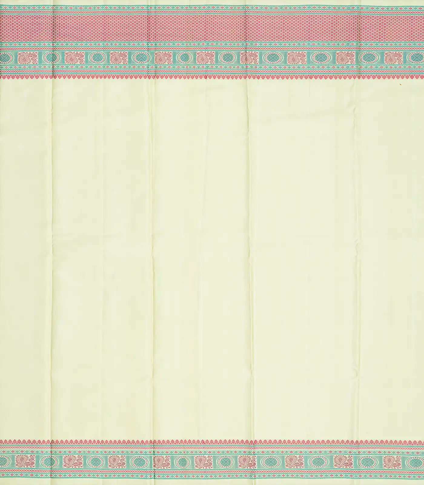 Light Green Handloom Soft Silk Saree With Kamalam Buttas-Light Green