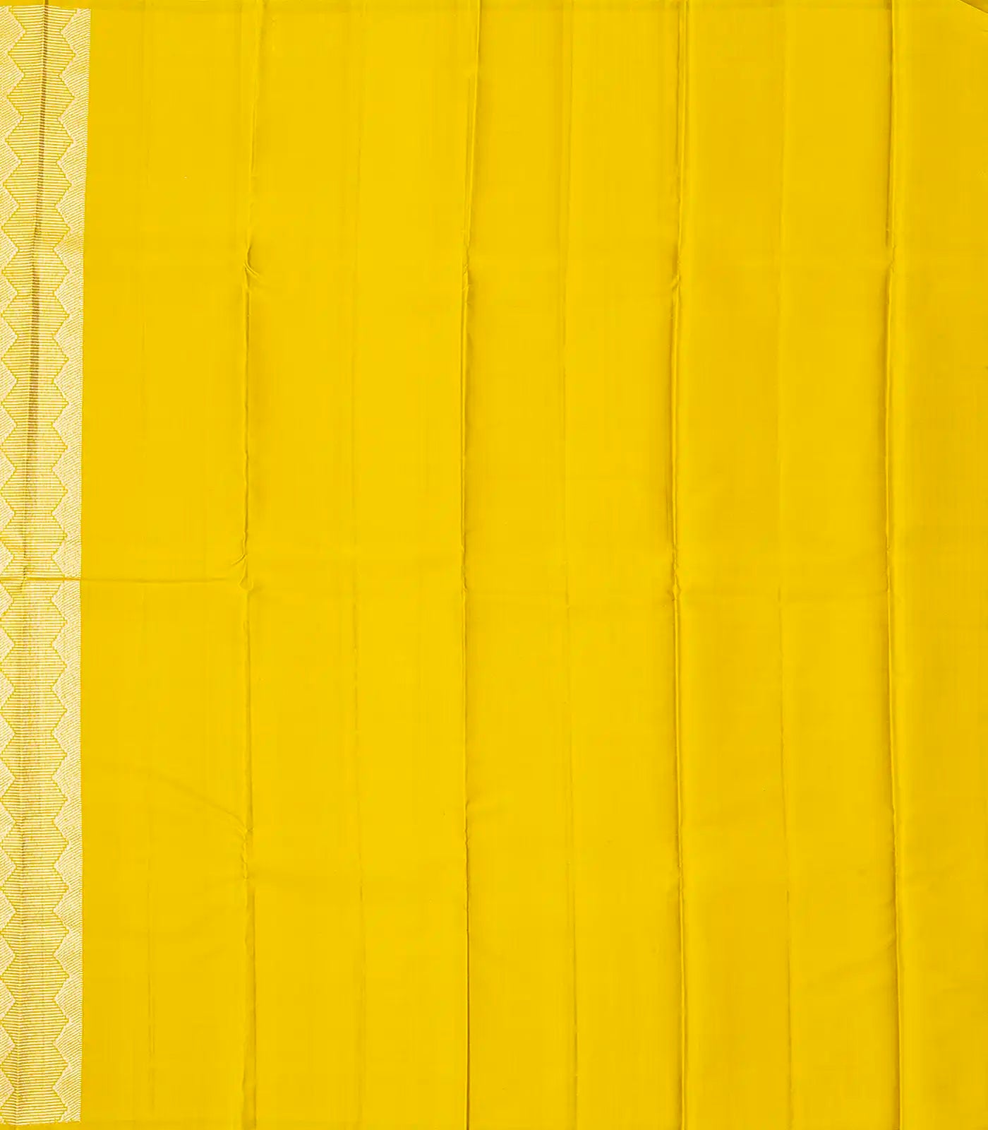 Maroon Handloom Soft Silk Saree With Temple Buttas-Maroon