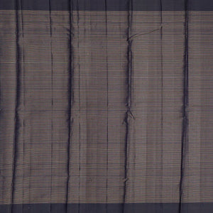 Red Handloom Soft Silk Saree With Stripes & Buttas-Red