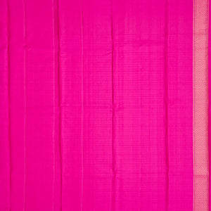 Sky Blue Handloom Soft Silk Saree With Checks-Sky Blue