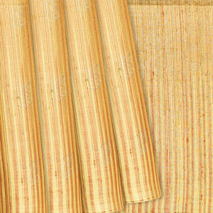 Sandal Handloom Soft Silk Saree With Stripes-Sandal