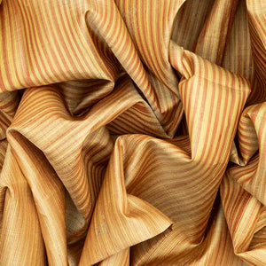 Sandal Handloom Soft Silk Saree With Stripes-Sandal